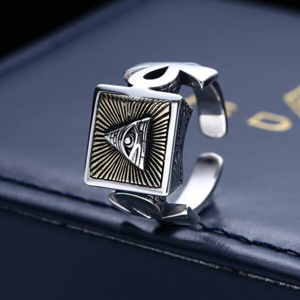 Ankh All Seeing Eye Ring