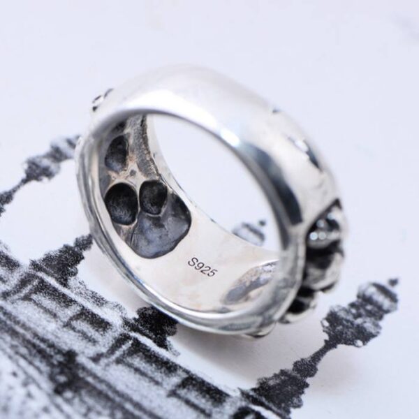 Men's Sterling Silver Phantom Skull Ring