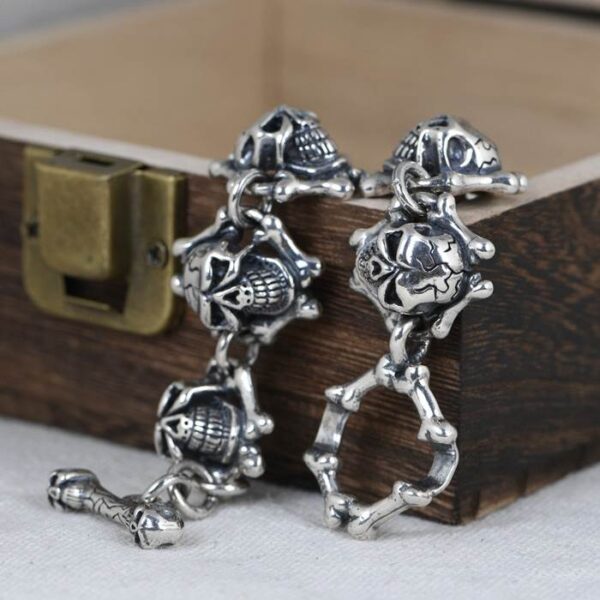 Silver Skull Bracelet