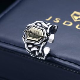 Born To Be Loved Shield Ring