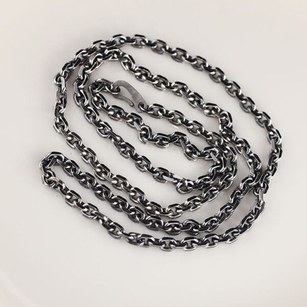 Sterling Silver Cable Chain Necklace