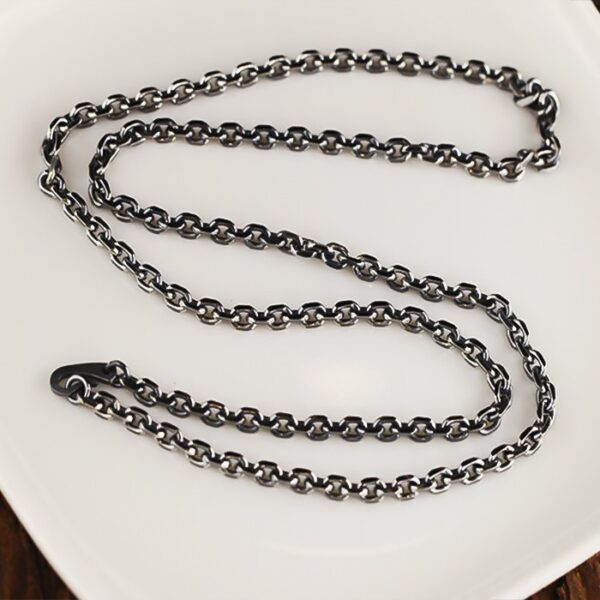 Sterling Silver Cable Chain Necklace