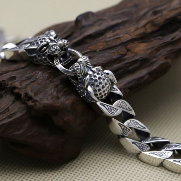 Sterling Silver Leopard Bracelet