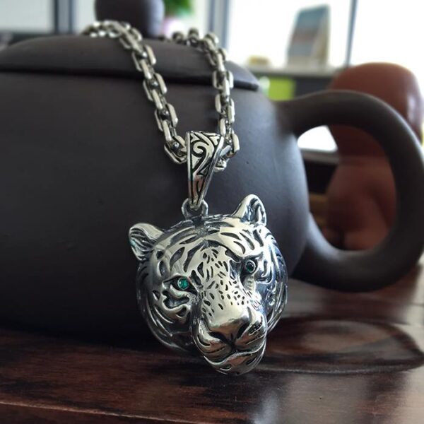 Tiger Pendant Necklace