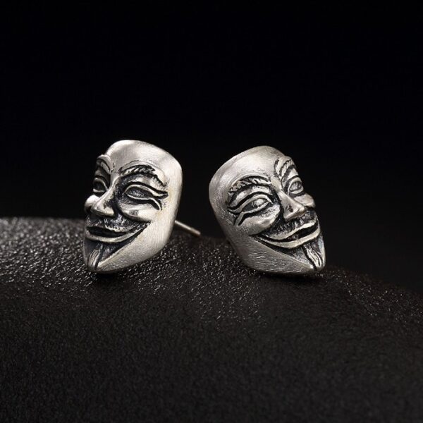 990 Silver V for Vendetta Earrings