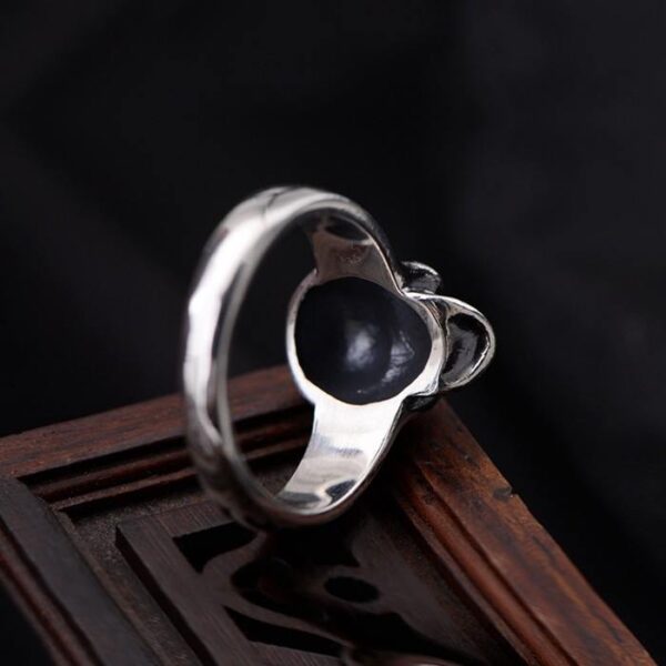 Sterling Silver Delicate Skull Ring