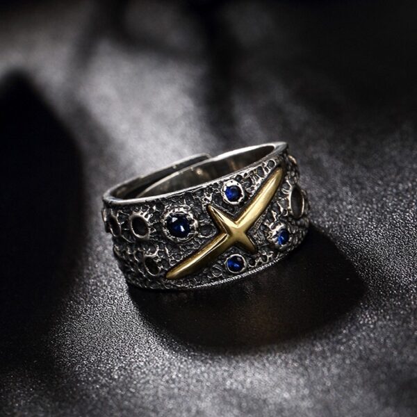 Sterling Silver Starry Night Ring