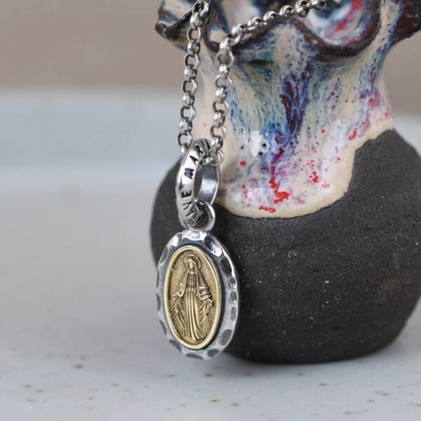 Virgin Mary Pendant Necklace