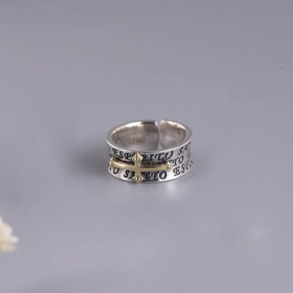 Cross Cuff Ring