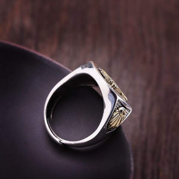 Sterling Silver High Polishing Masonic Ring