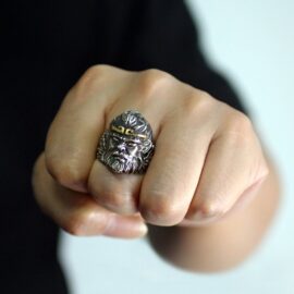 Sterling Silver King Of Monkey Ring