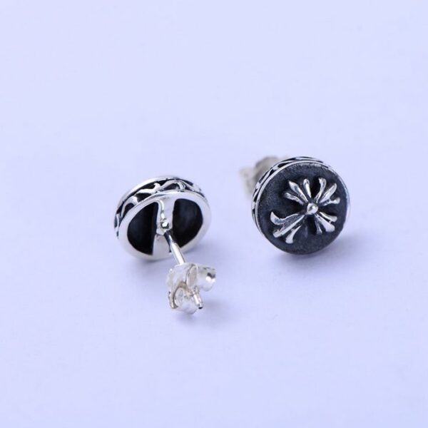 Sterling Silver Fleur De Lis Post Earrings