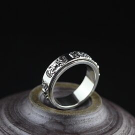 Sterling Silver Ivy Spinner Ring