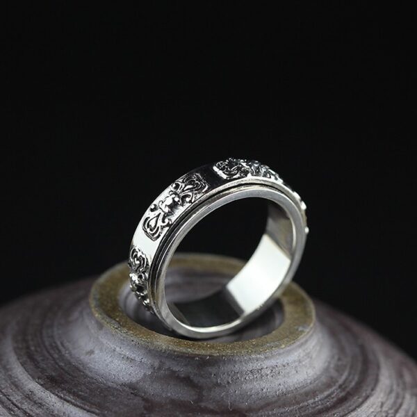Sterling Silver Ivy Spinner Ring