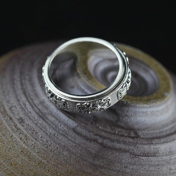 Sterling Silver Ivy Spinner Ring