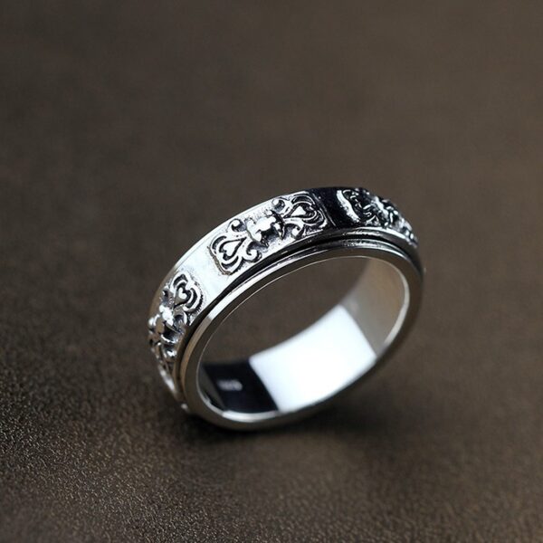 Sterling Silver Ivy Spinner Ring