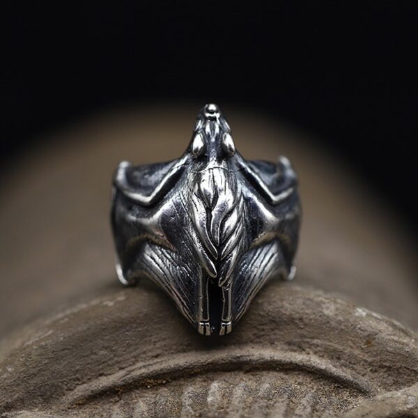 Sterling Silver Cool Bat Wrap Ring