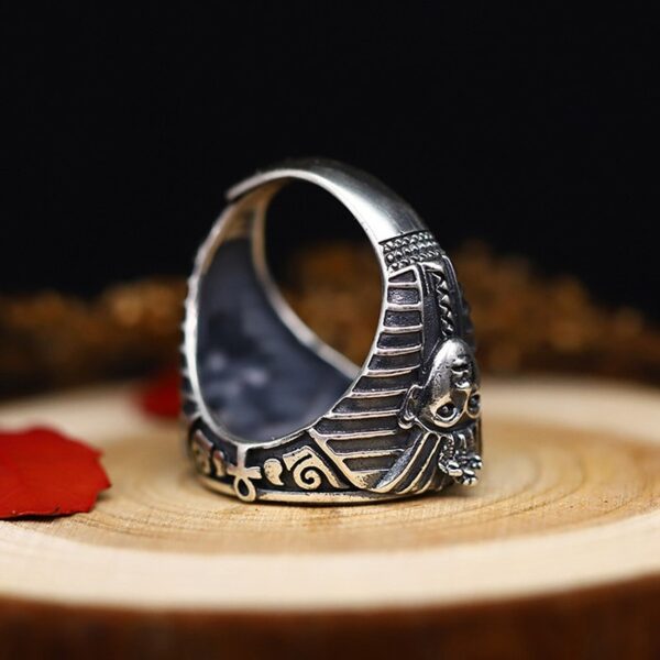 Horus & Anubis Hobo Nickel Ring