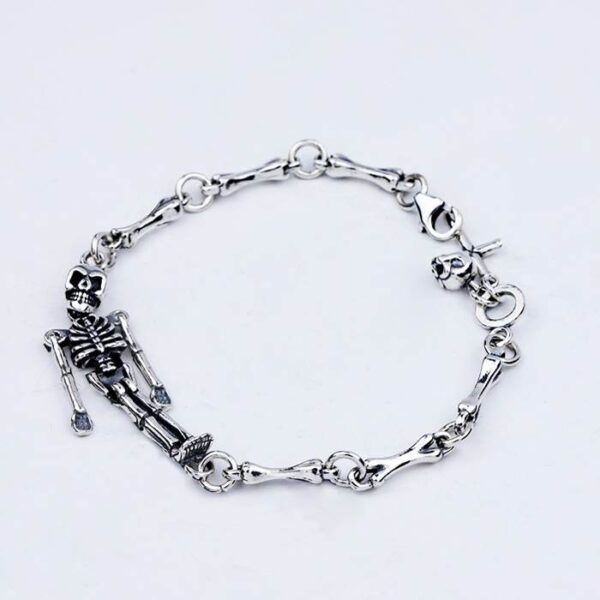 Skeleton Bones Cross Bracelet