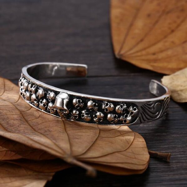 Skulls Cuff Bangle