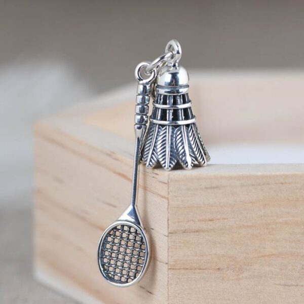 Badminton Racket Pendant