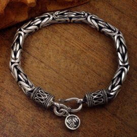 Silver Byzantine Chain Bracelet