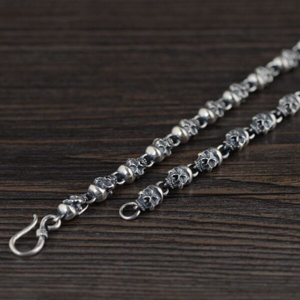 All Skull Links Chain Necklace