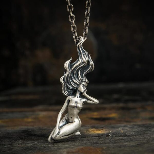 Naked Female Pendant Necklace