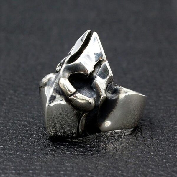 Spartan Warrior Mask Ring