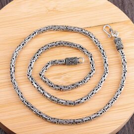 Sterling Silver Byzantine Chain