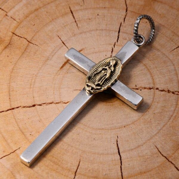 Virgin Mary Cross Pendant