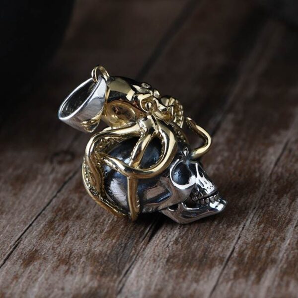 Octopus Skull Pendant