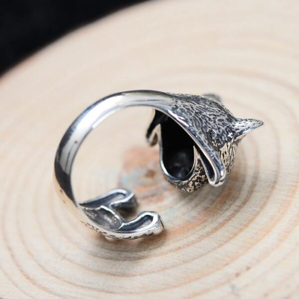 Sterling Silver Bulldog Baby Ring