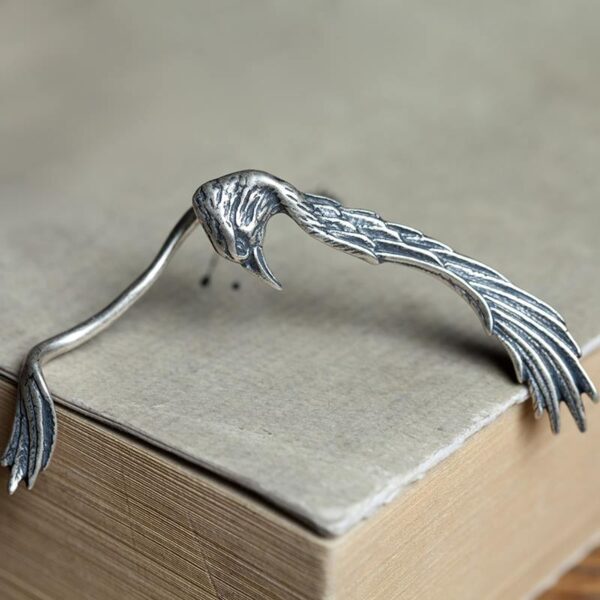 Sterling Silver Eagle Wings Ear Cuff