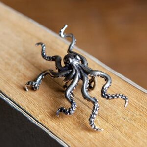 Sterling Silver Octopus Ear Cuff