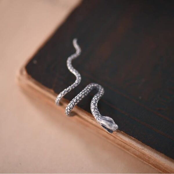 Sterling Silver Snake Ear Cuff