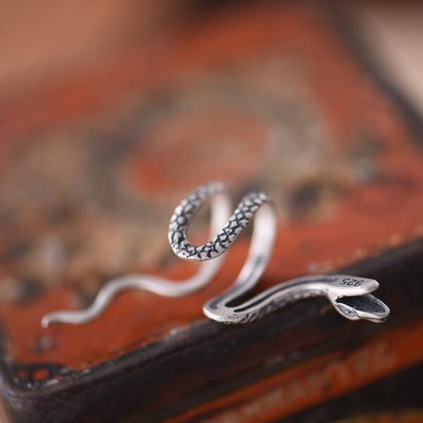 Sterling Silver Snake Ear Cuff