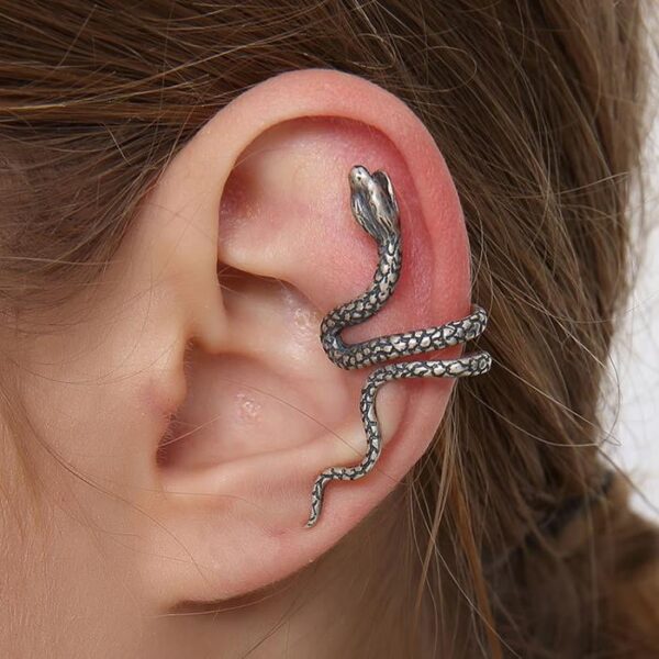 Sterling Silver Snake Ear Cuff