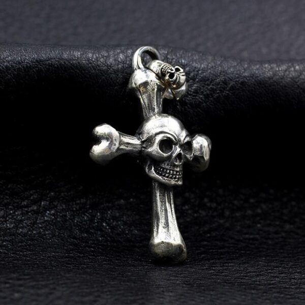 Cross Bones Skull Pendant