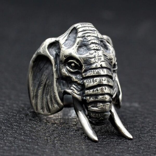 Sterling Silver Elephant Ring