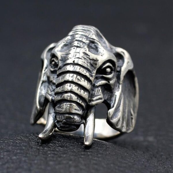 Sterling Silver Elephant Ring