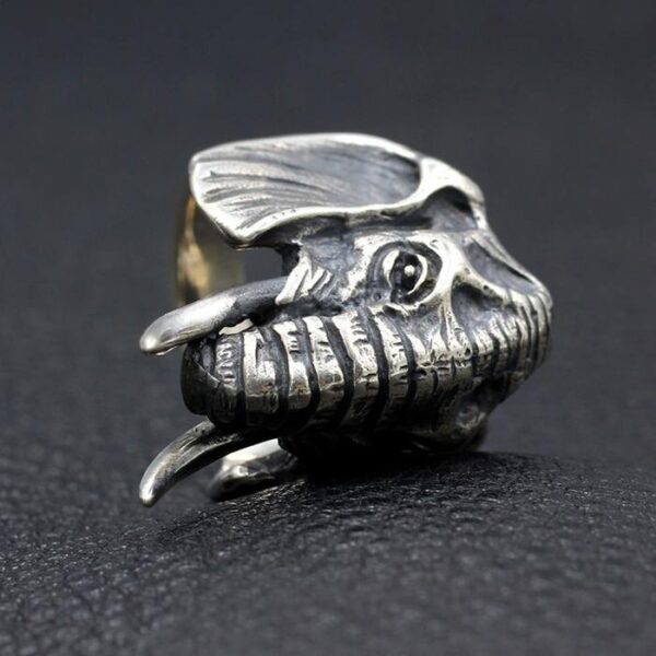 Sterling Silver Elephant Ring