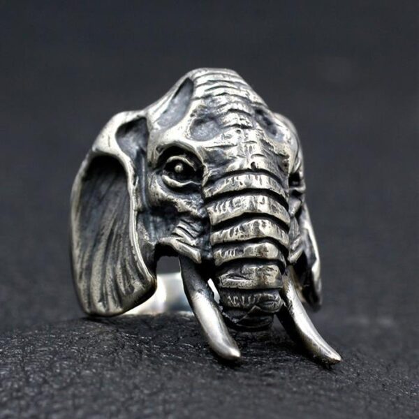 Sterling Silver Elephant Ring