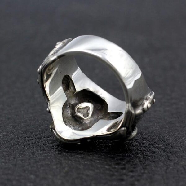 Sterling Silver Mad Max Toecutter Mask Ring