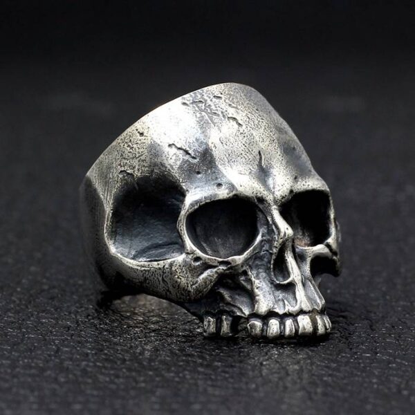 Half Jaw Skull Ring