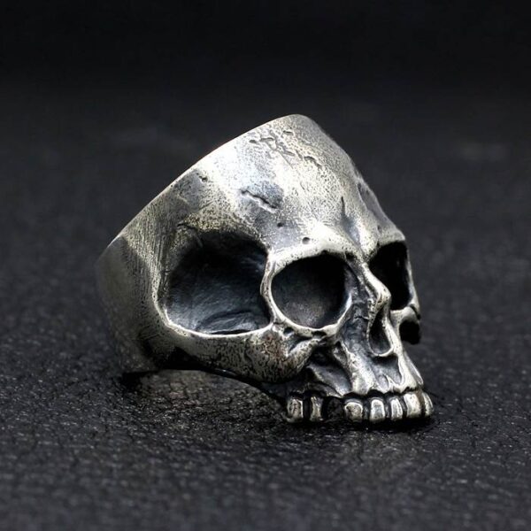 Half Jaw Skull Ring