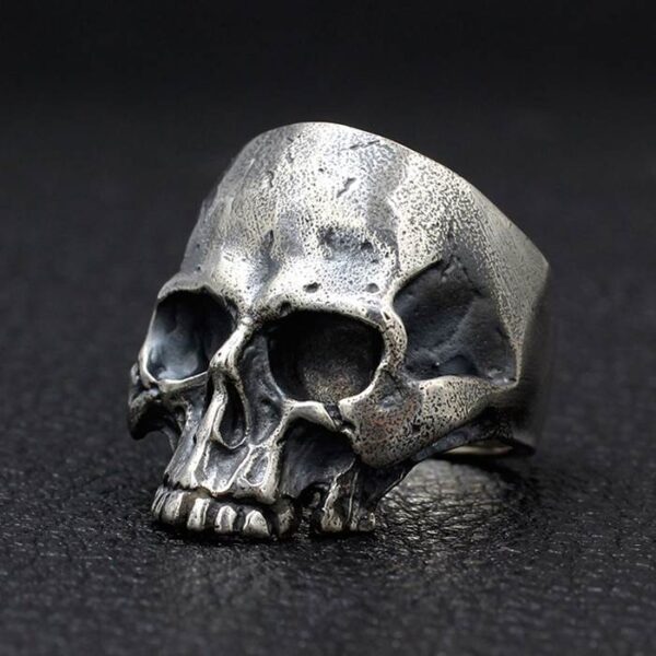 Half Jaw Skull Ring