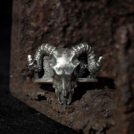 Ram Skull Ring