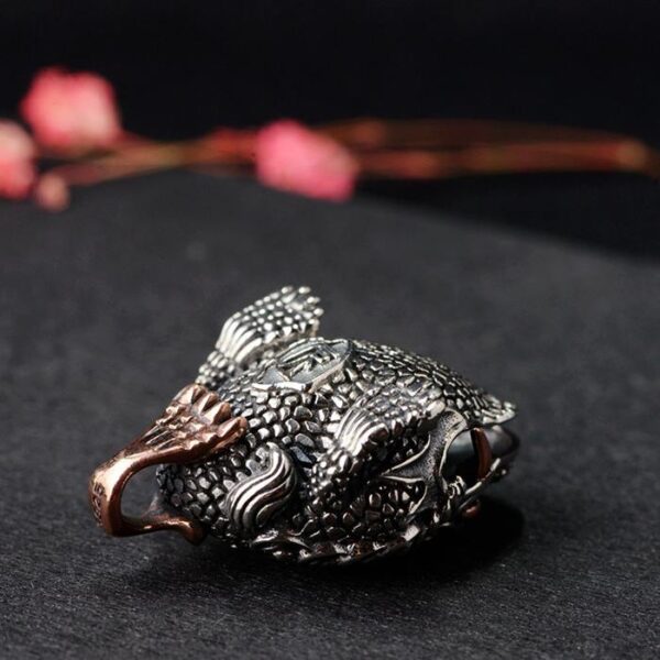 Sterling Silver Toad Pendant Charm