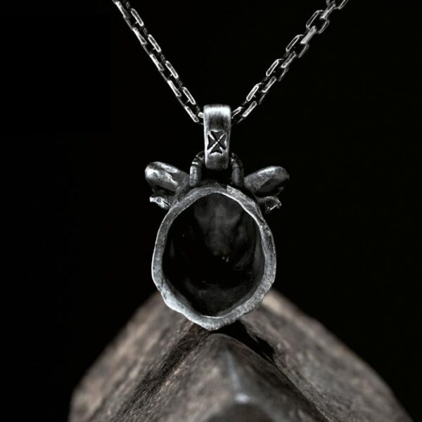 Cow Head Pendant Necklace